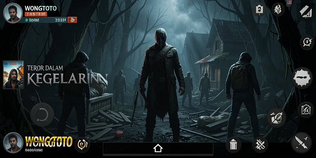 Gameplay menyeramkan di <strong>WONGTOTO</strong> dengan suasana gelap dan mencekam.